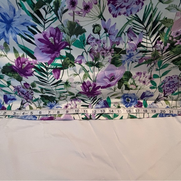 NWT RSVP by Talbots Size 18W. Floral Tank Top - Purple and Green - Picture 5 of 12